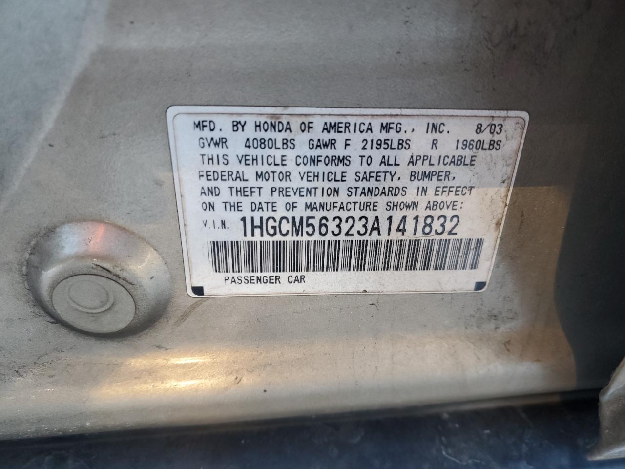 2003 Honda Accord - Image 12
