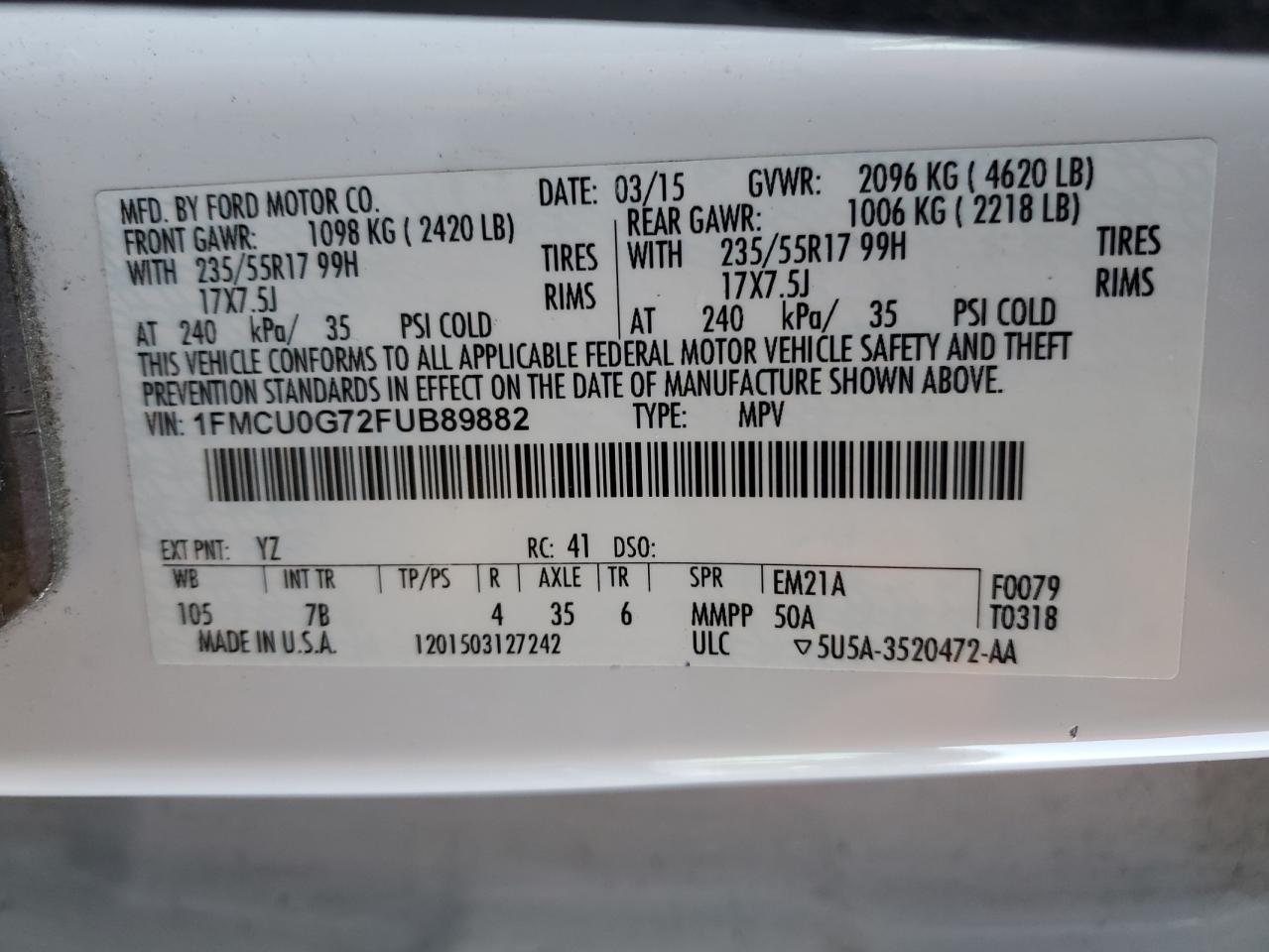 2015 Ford Escape - Image 12