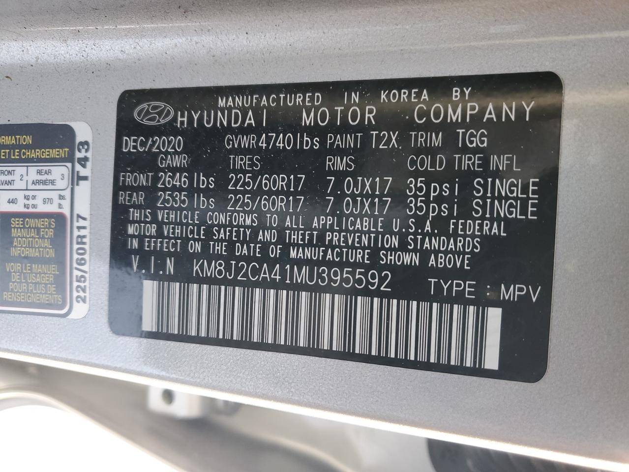 2021 Hyundai Tucson - Image 13