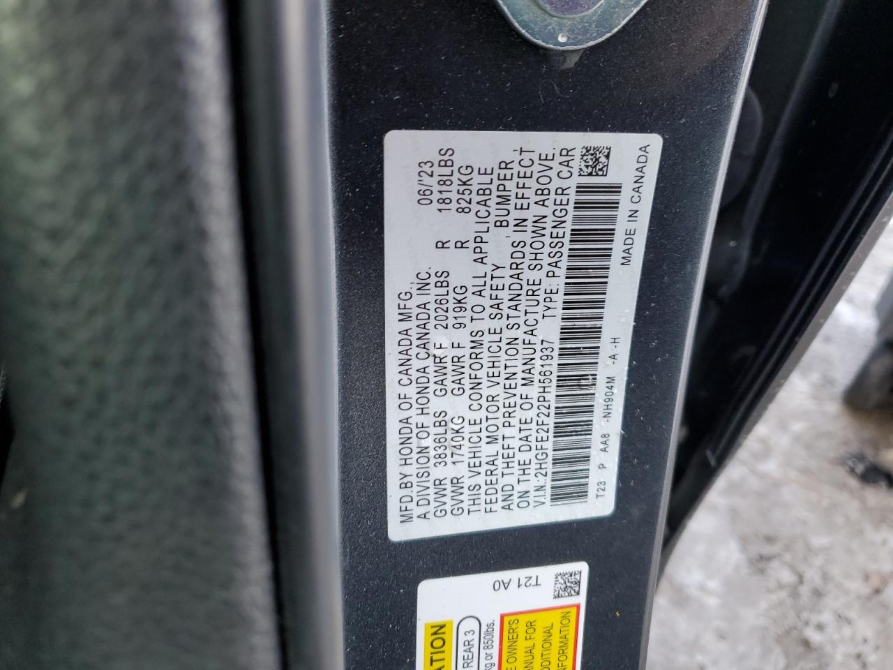 2023 Honda Civic - Image 12