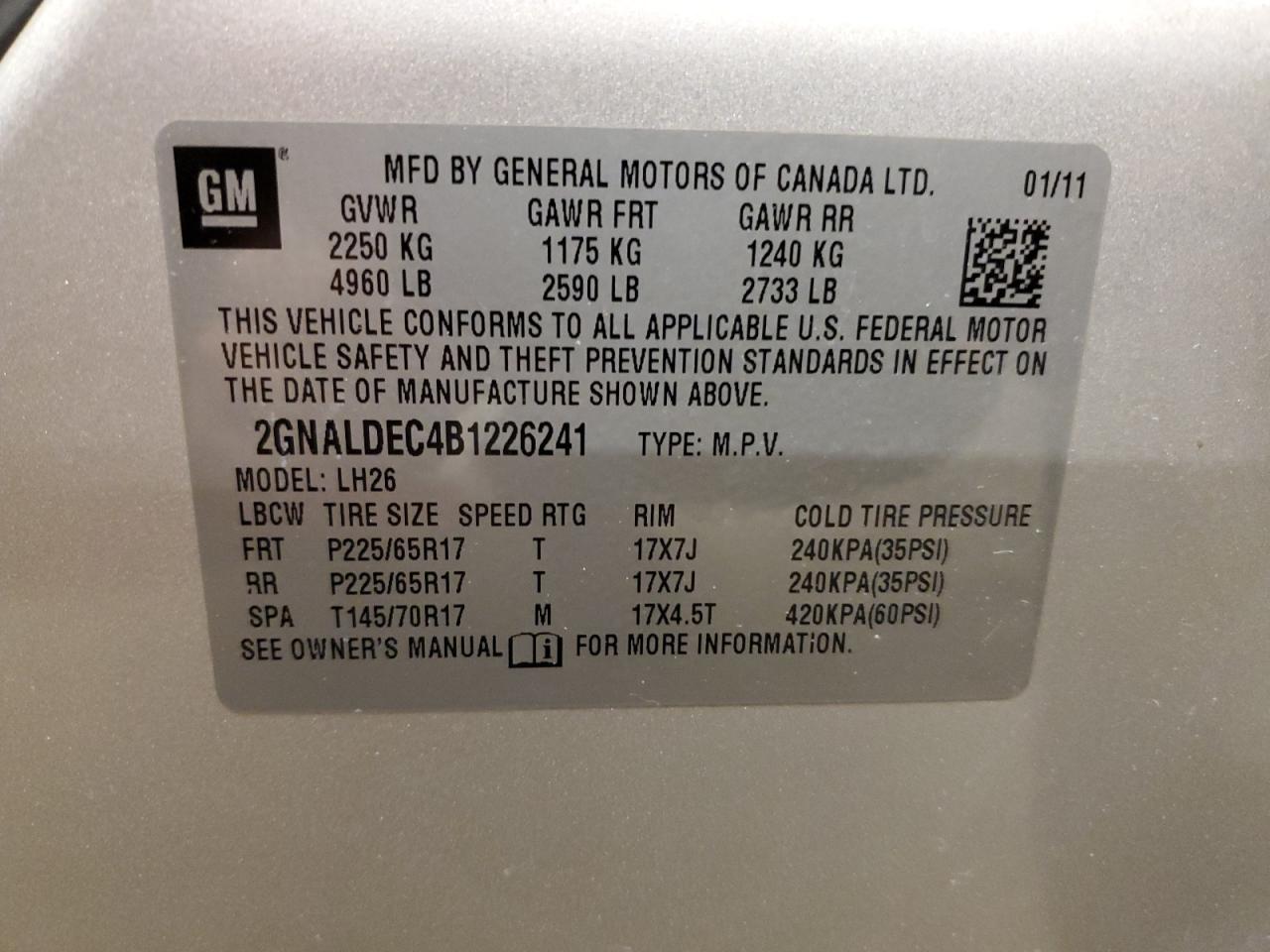 2011 Chevrolet Equinox - Image 14