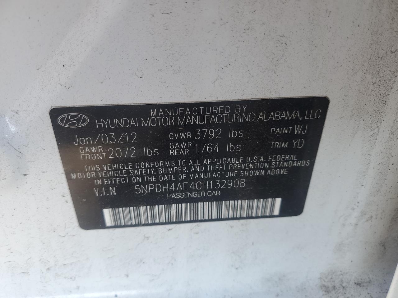 2012 Hyundai Elantra - Image 12