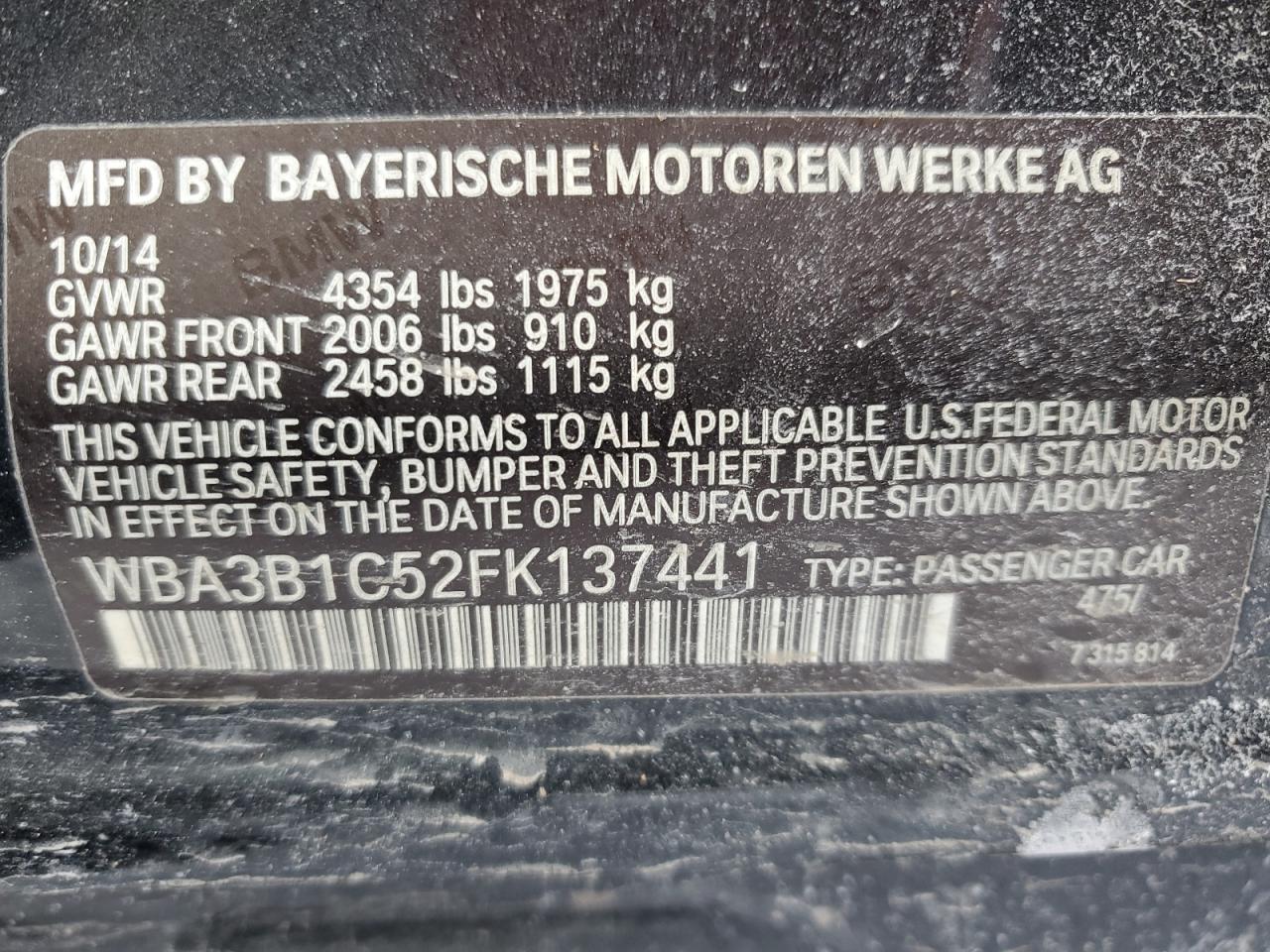 2015 BMW 3er - Image 13