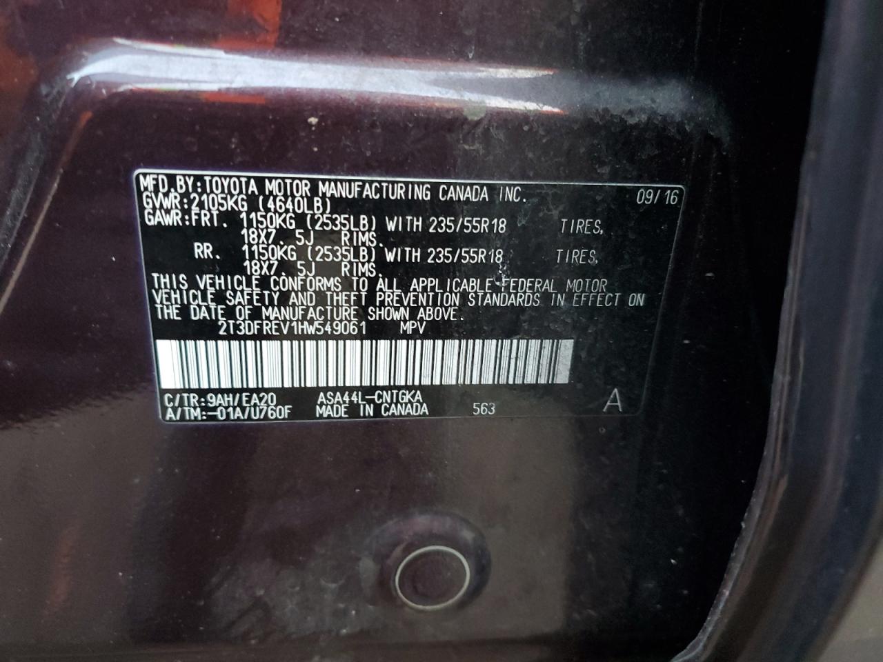 2017 Toyota RAV 4 - Image 15