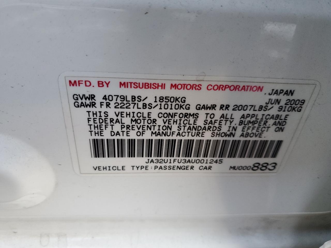 2010 Mitsubishi Lancer - Image 12