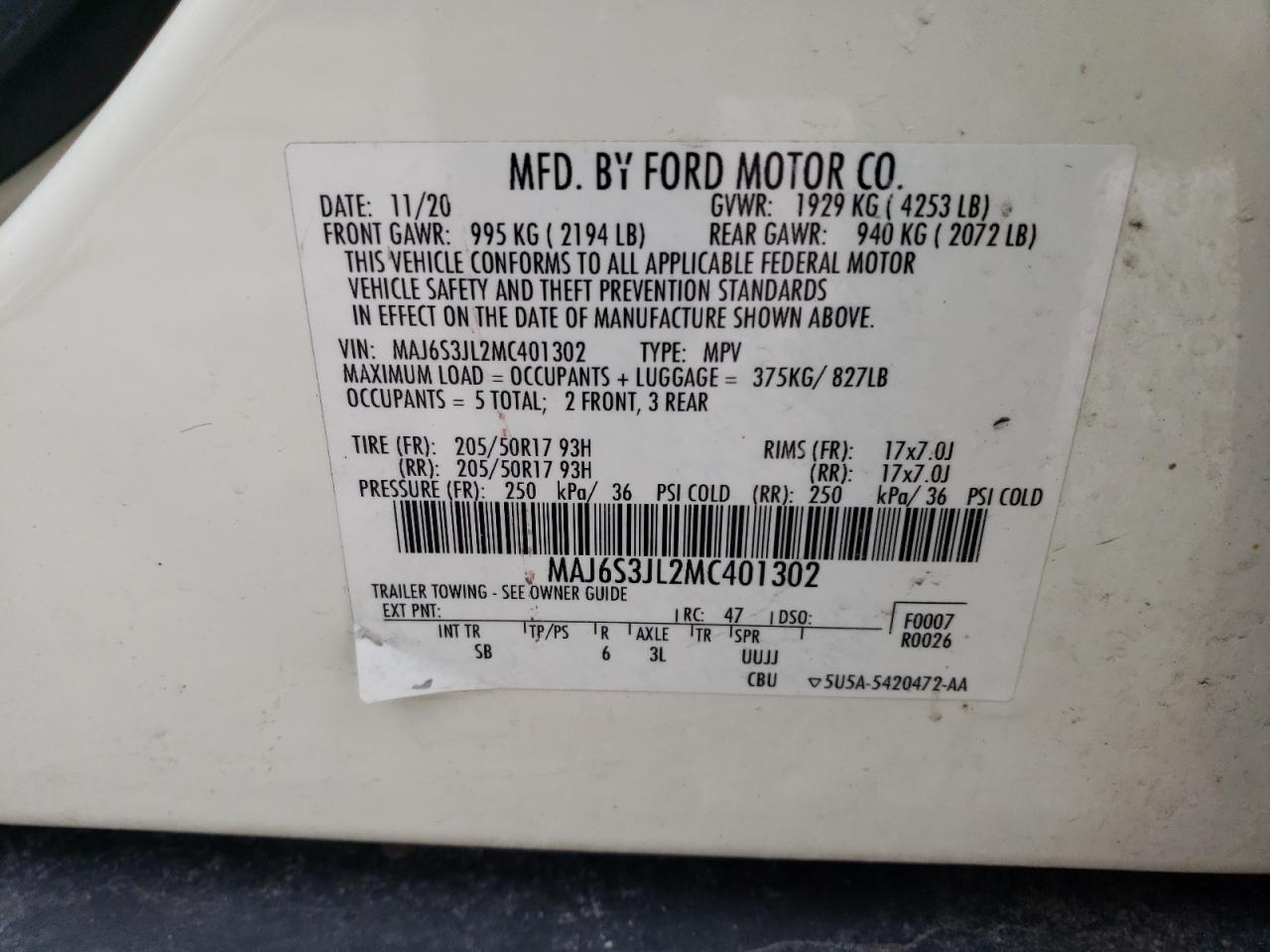 2021 Ford EcoSport - Image 13