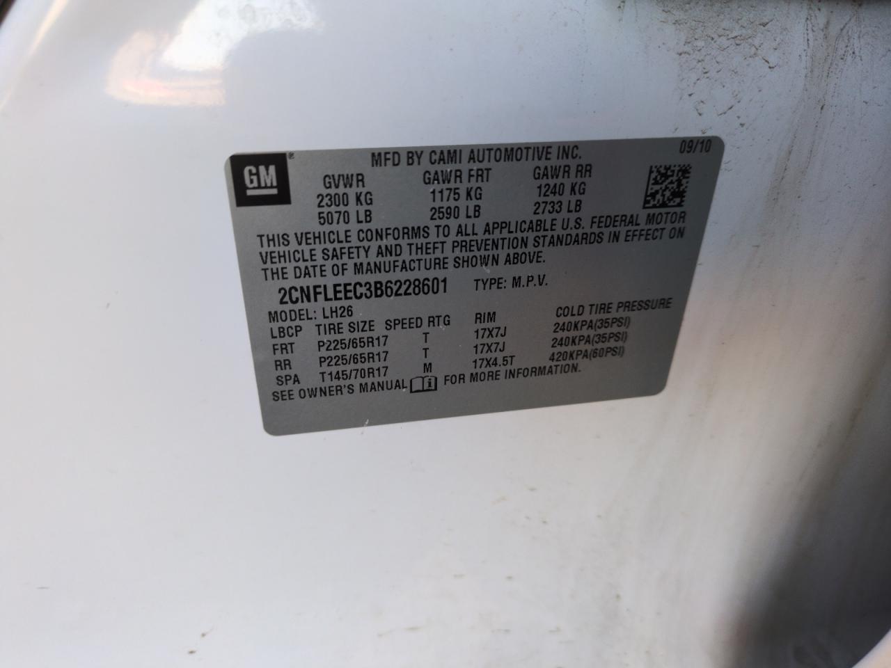 2011 Chevrolet Equinox - Image 13