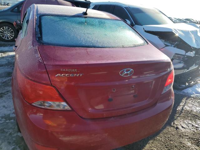  HYUNDAI ACCENT 2016 Червоний