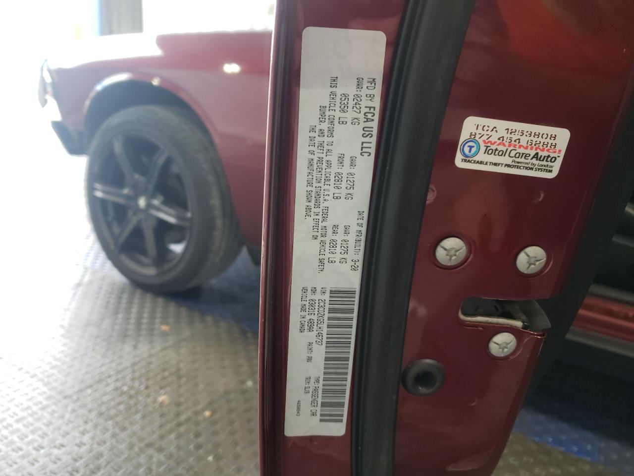 2020 Dodge Challenger Gt VIN: 2C3CDZKG5LH146737 Lot: 42978925