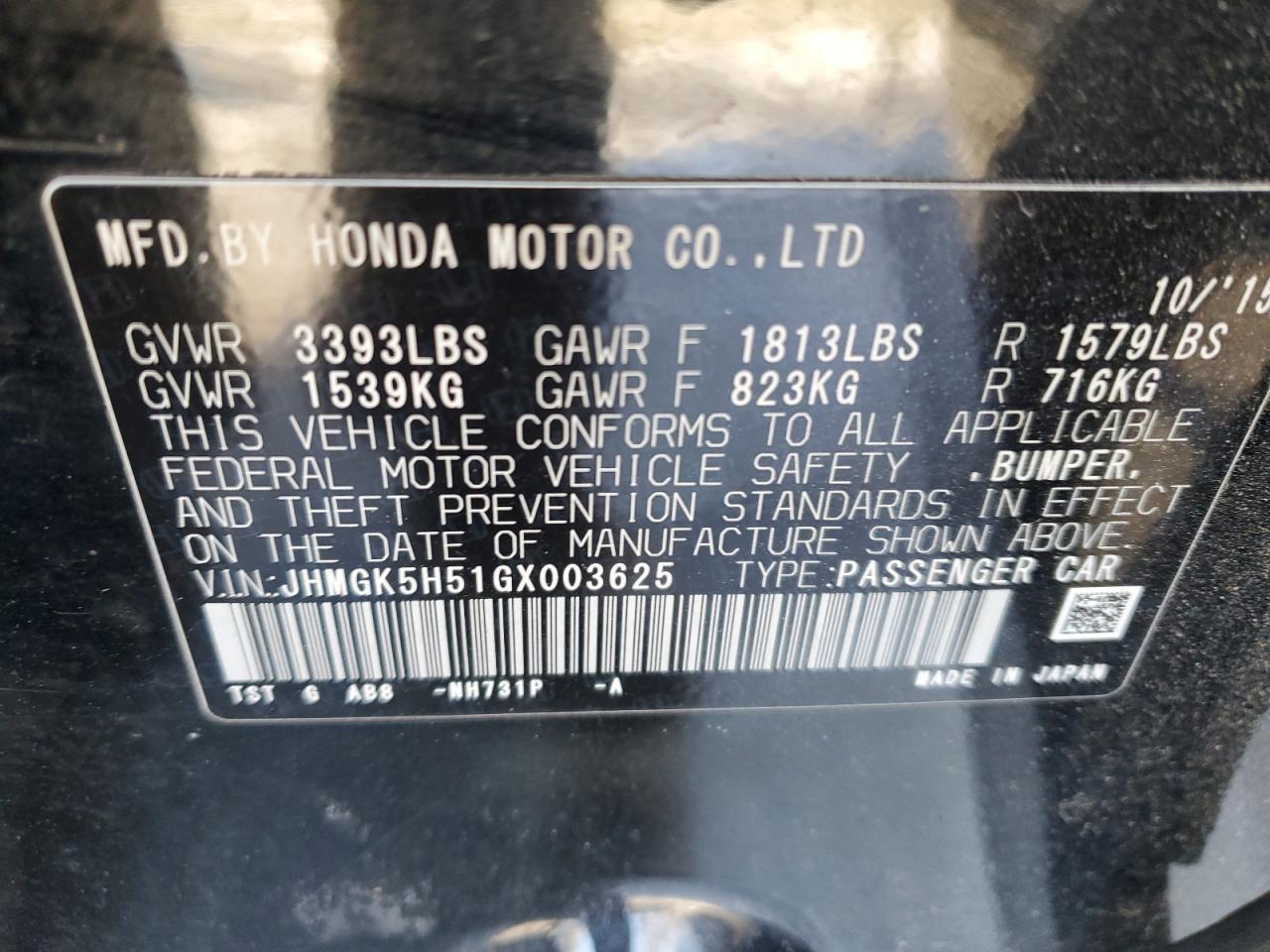 2016 Honda Fit - Image 12