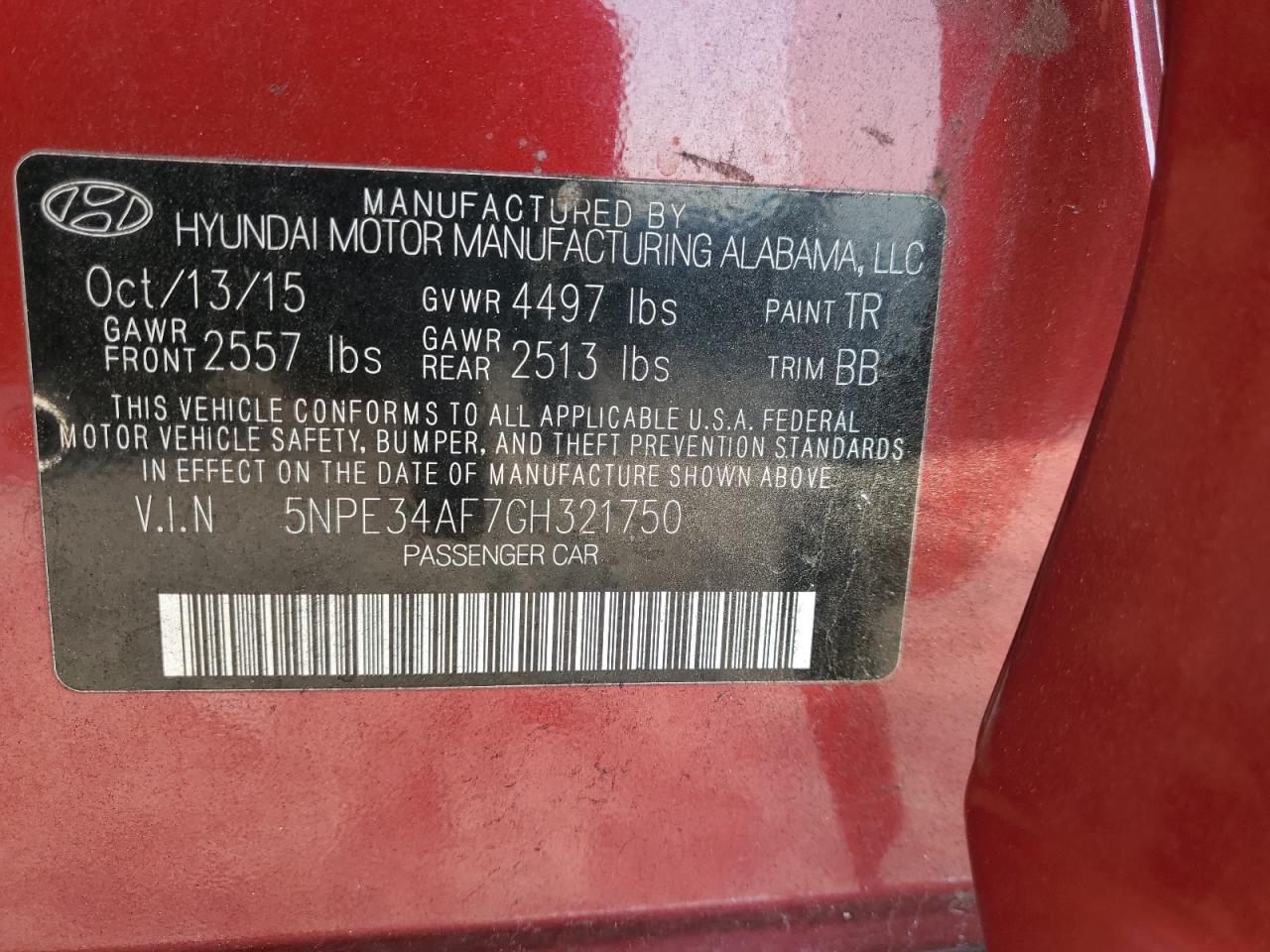 2016 Hyundai Sonata - Image 12