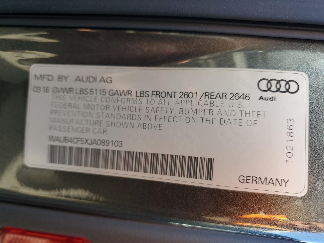 2018 Audi RS5 - Image 12