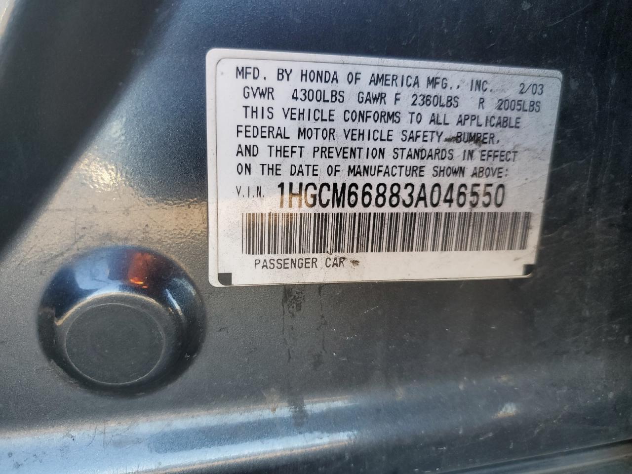 2003 Honda Accord - Image 12