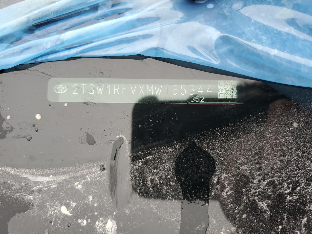2T3W1RFVXMW165344 TOYOTA RAV4 2021