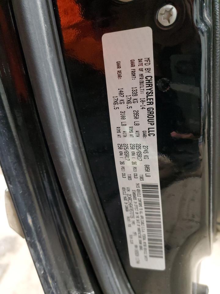 2015 Chrysler Town & Country S VIN: 2C4RC1HG4FR572726 Lot: 86858984