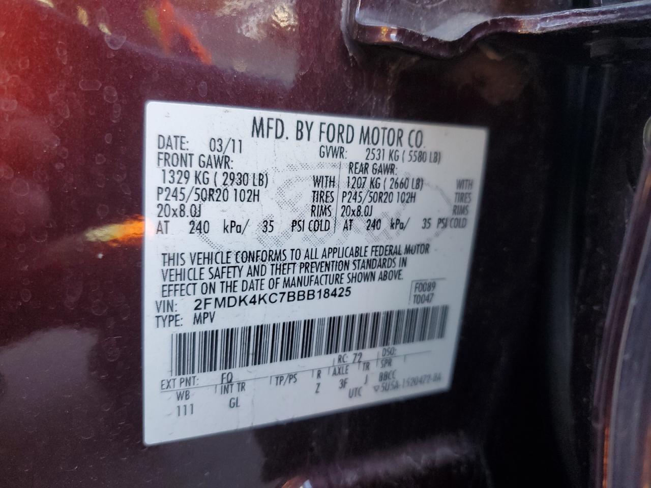 2011 Ford Edge - Image 12