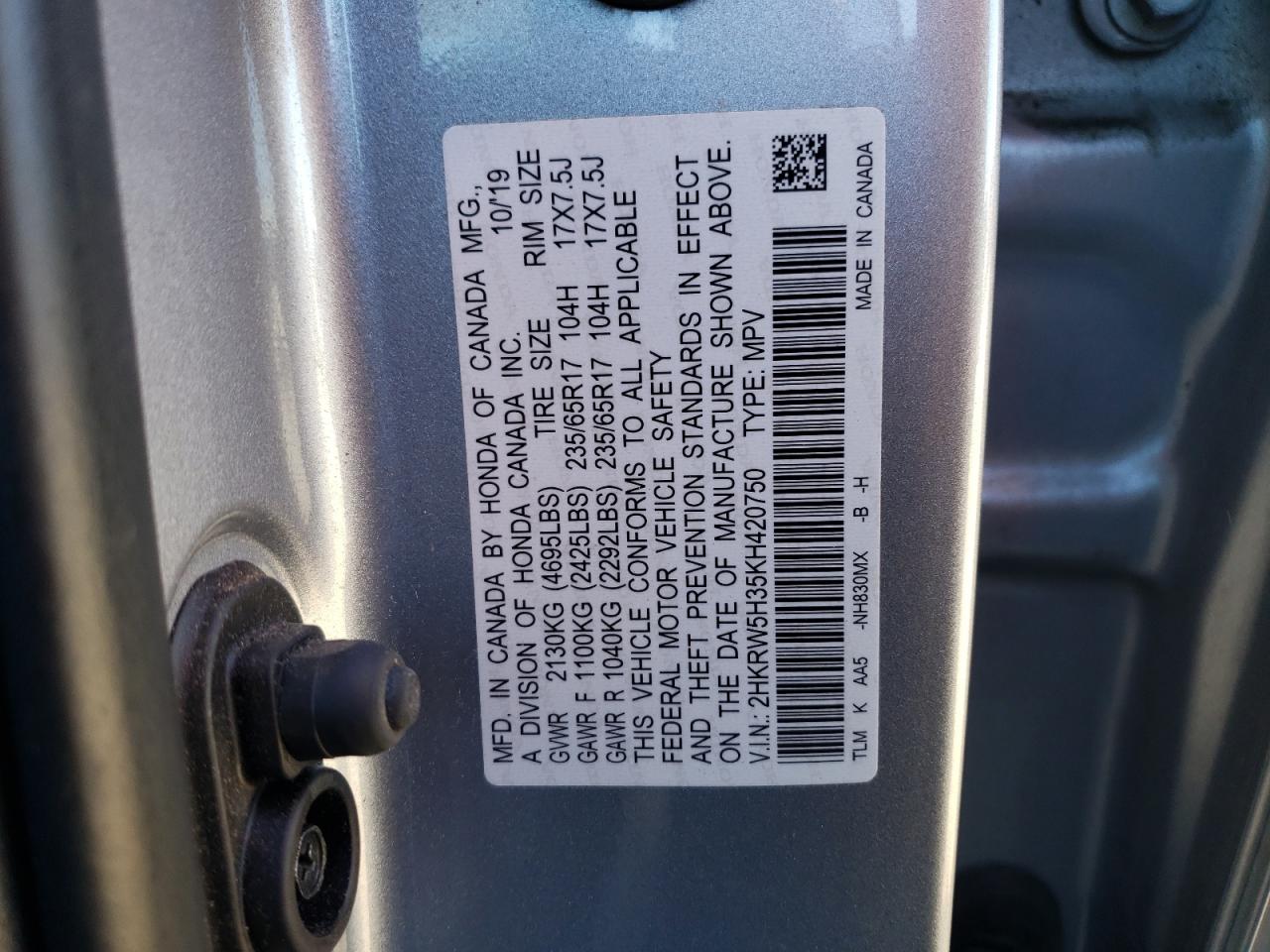 2019 Honda CR-V - Image 15