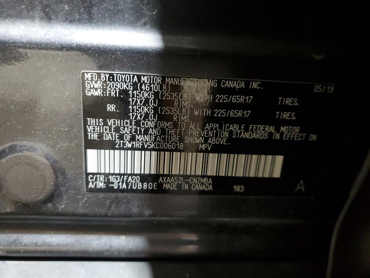 2019 Toyota RAV 4 - Image 13