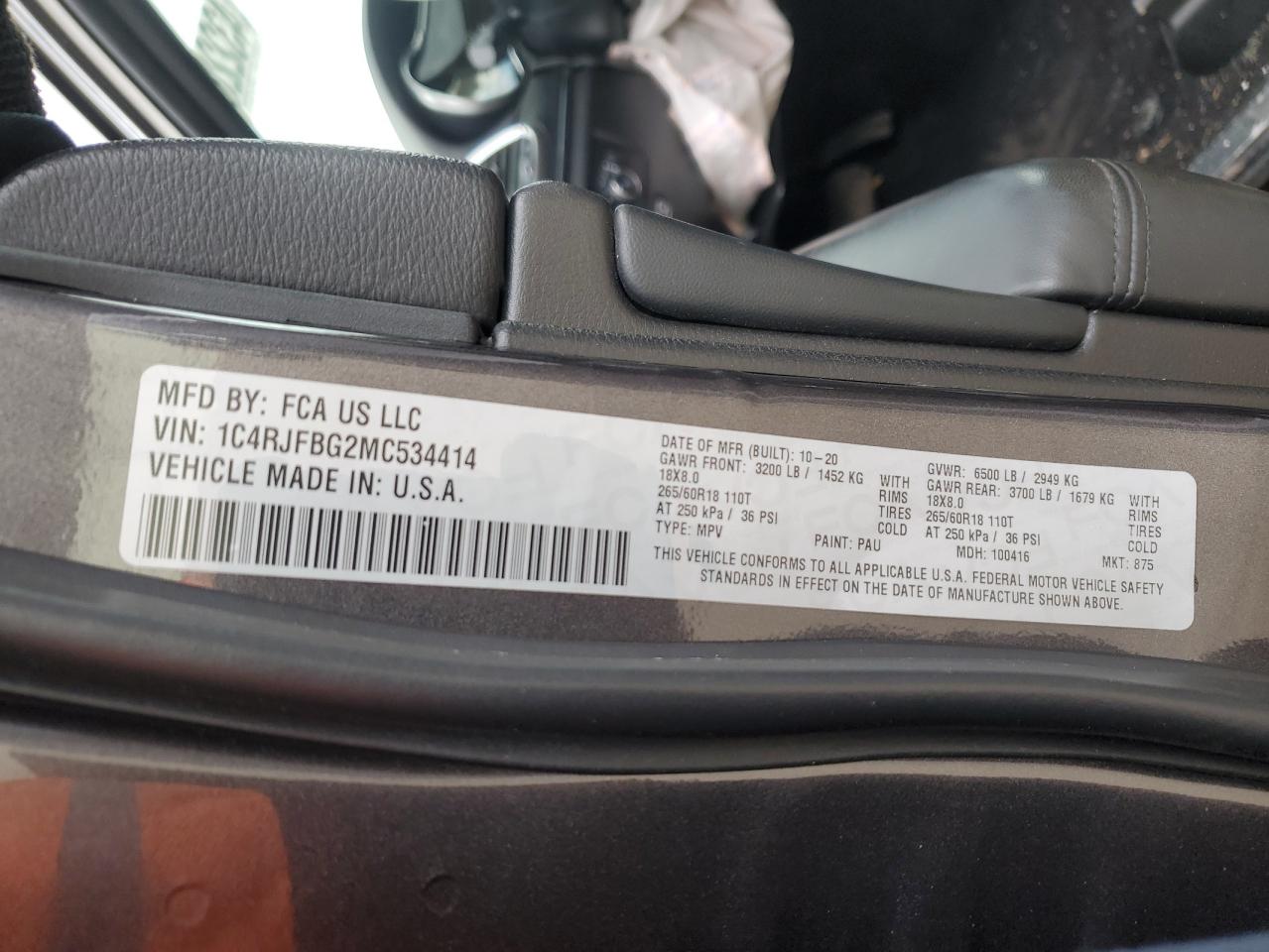 2021 Jeep Grand Cherokee - Image 15