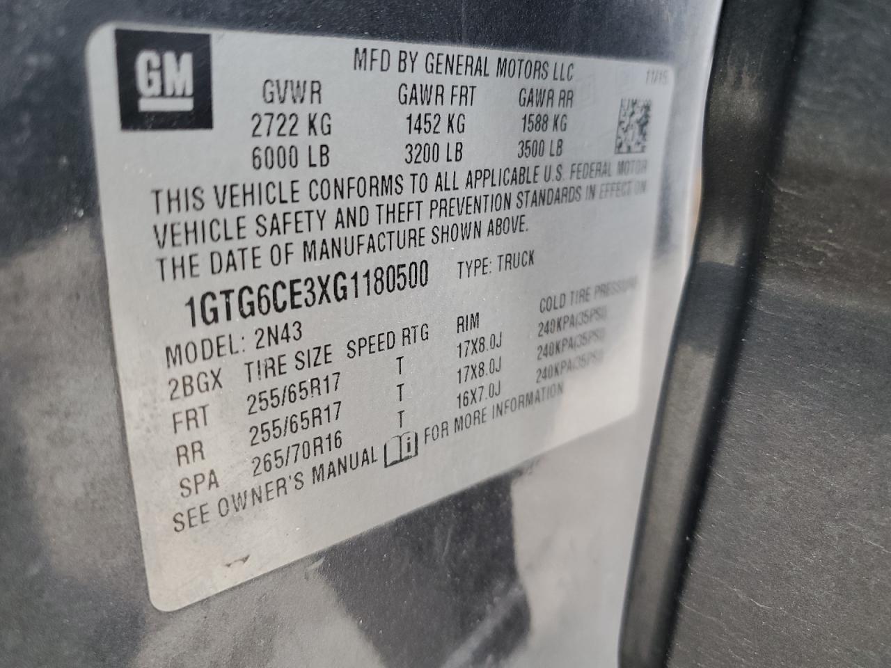 2016 GMC Canyon - Image 13