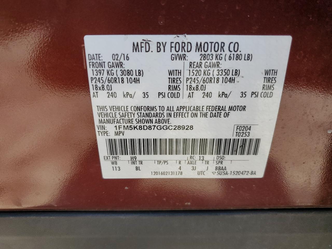 2016 Ford Explorer - Image 15