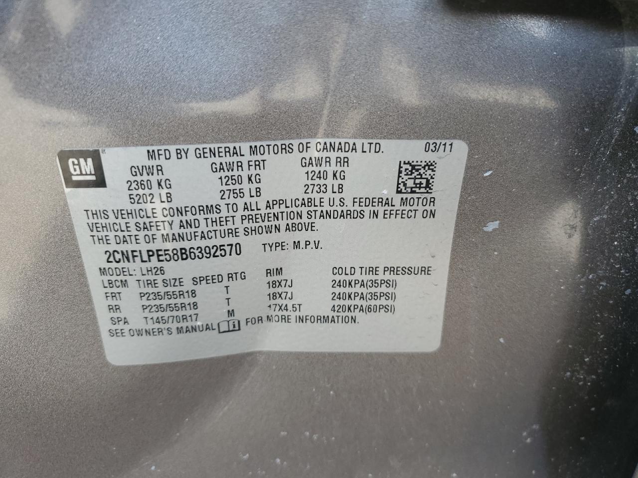 2011 Chevrolet Equinox - Image 12