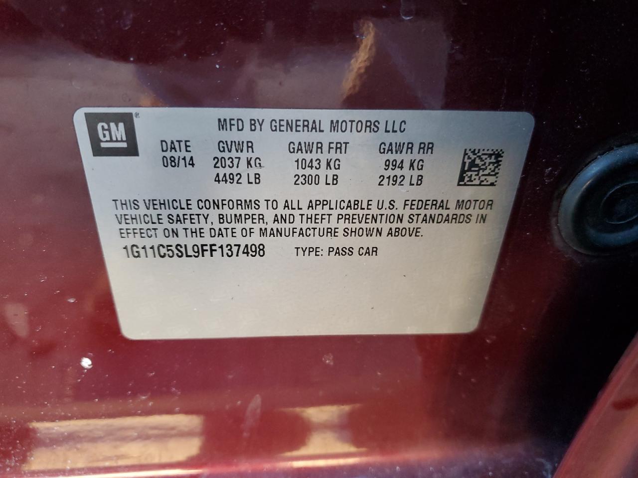 2015 Chevrolet Malibu - Image 12