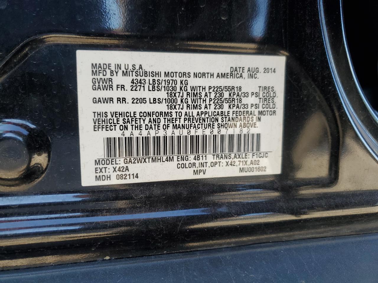 2015 Mitsubishi Outlander - Image 13