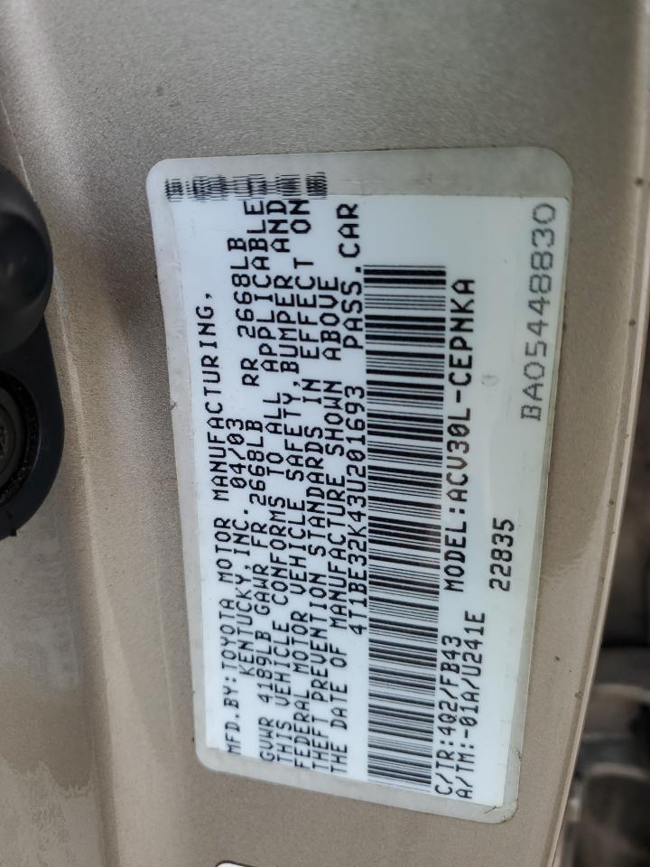 2003 Toyota Camry - Image 12