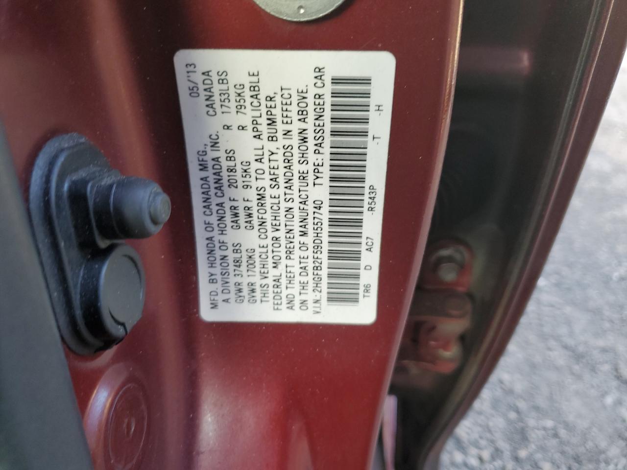 2013 Honda Civic - Image 12