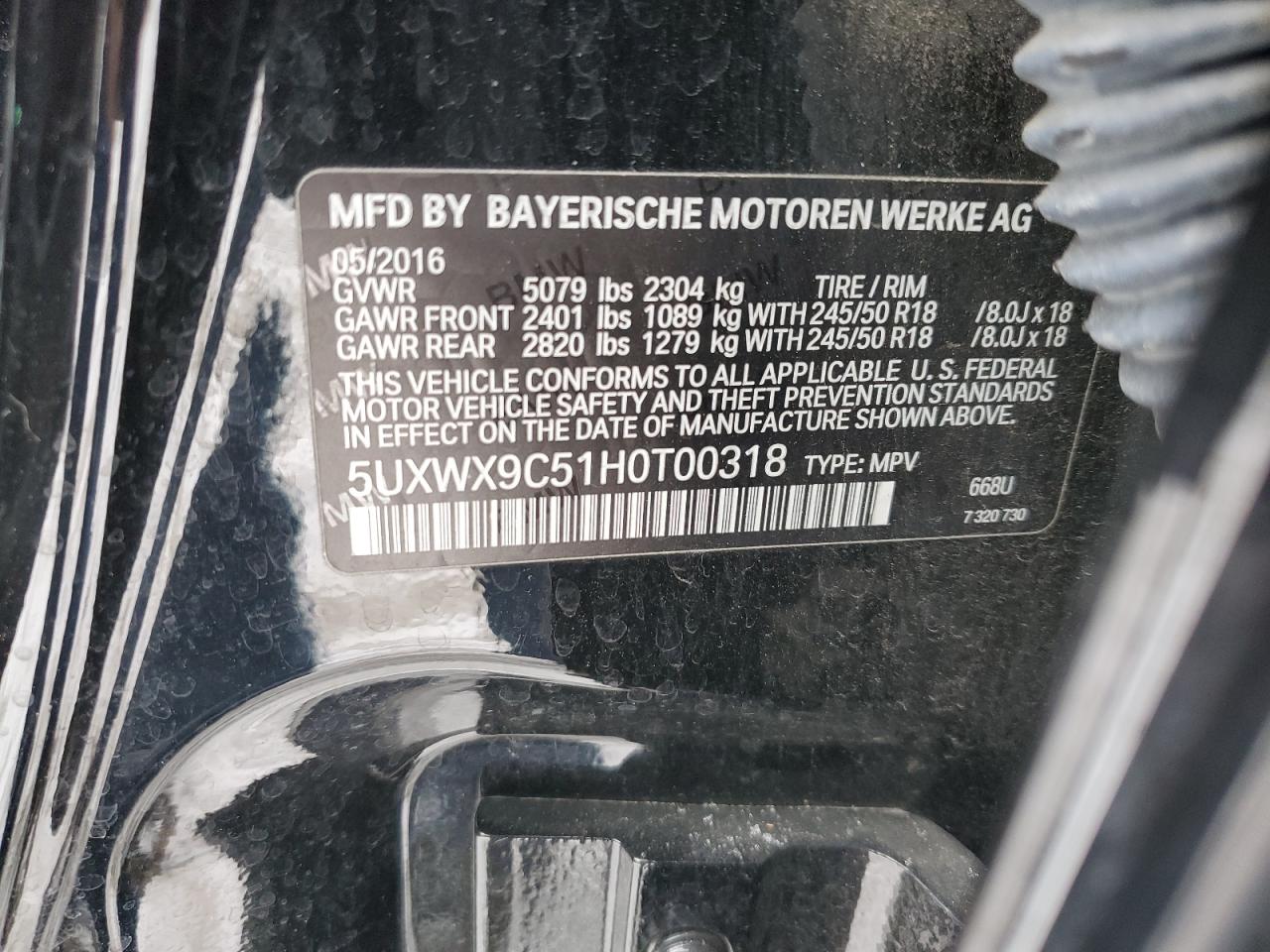 2017 BMW X3 - Image 13
