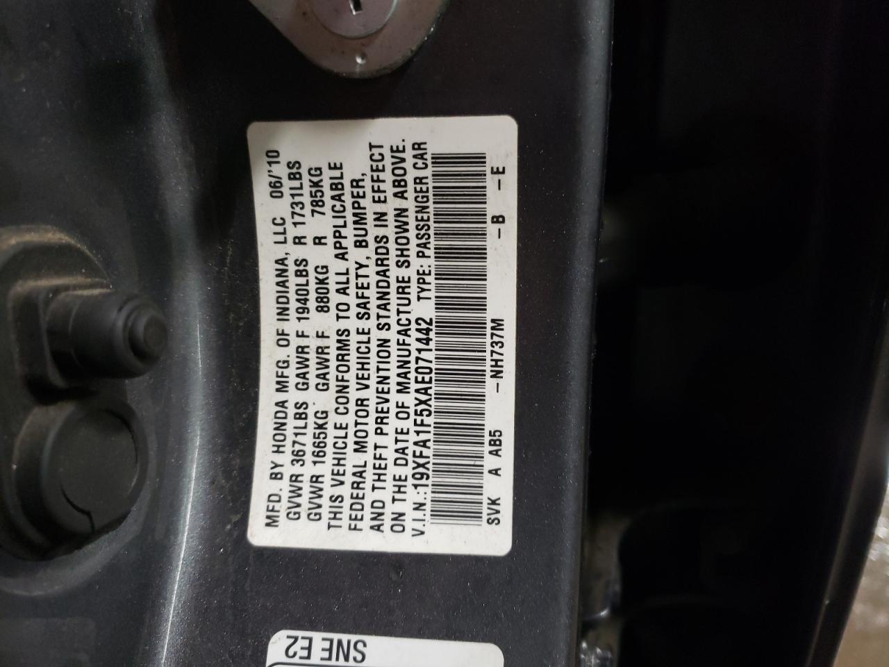 2010 Honda Civic - Image 12
