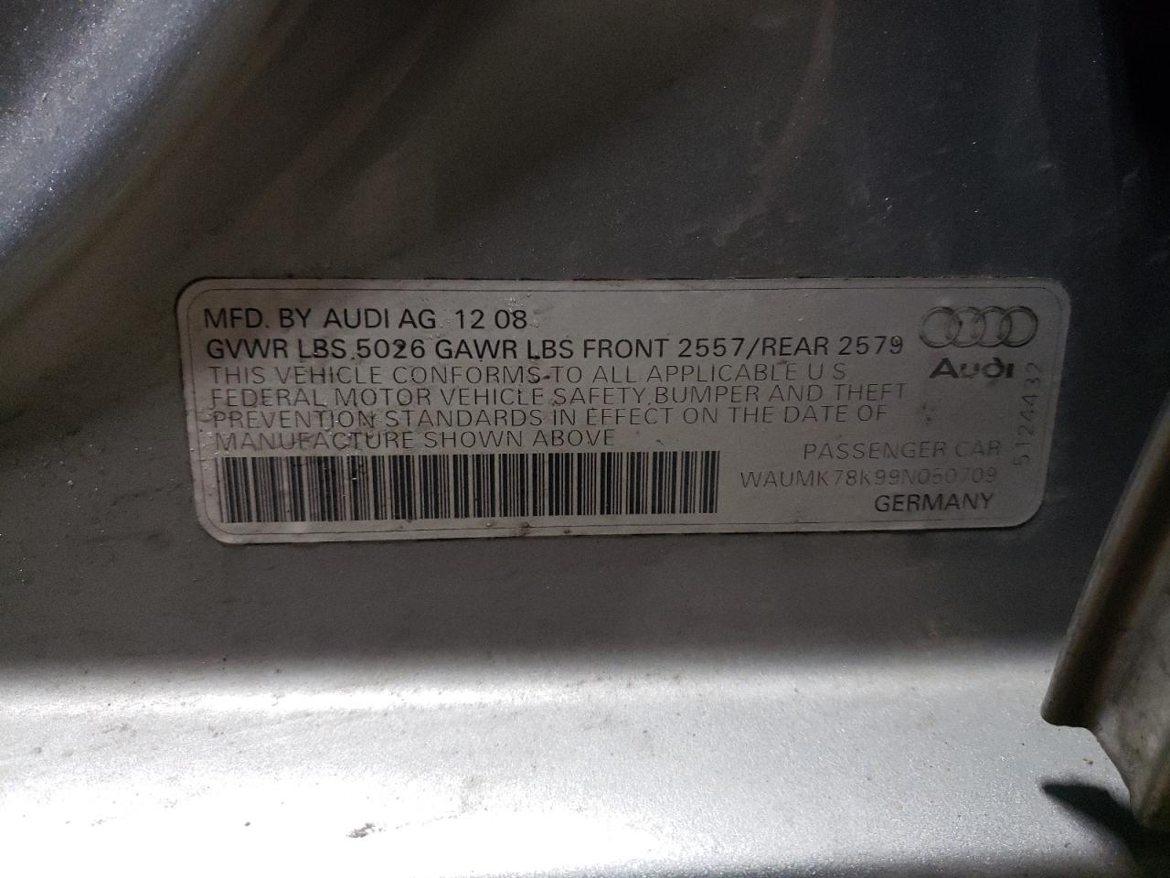 2009 Audi A4 - Image 12