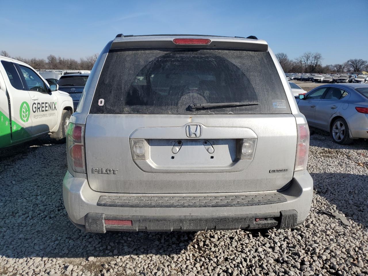 2006 Honda Pilot Ex VIN: 2HKYF18626H517182 Lot: 42787265