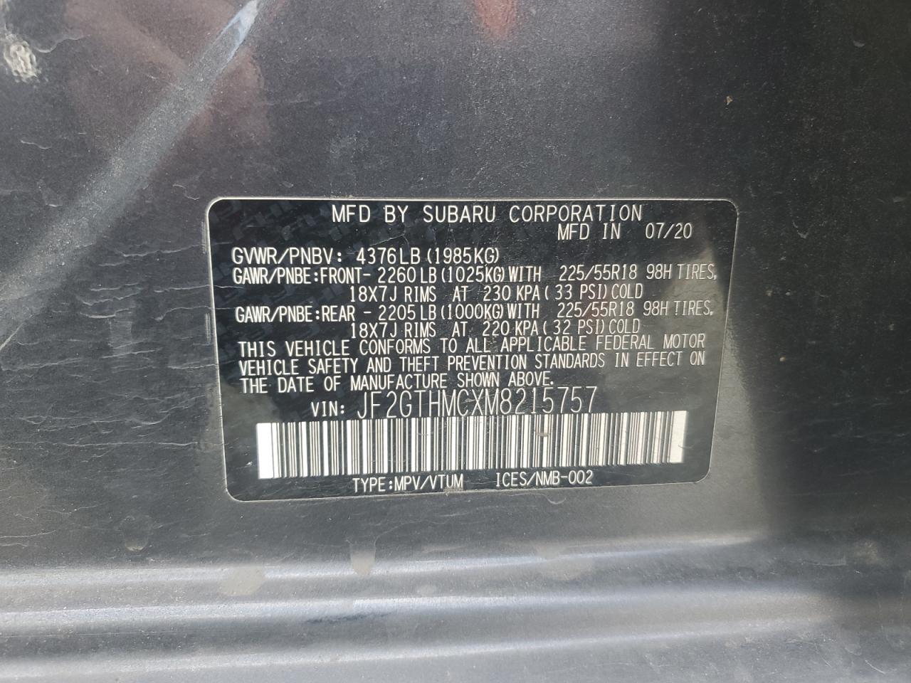 2021 Subaru XV - Image 14