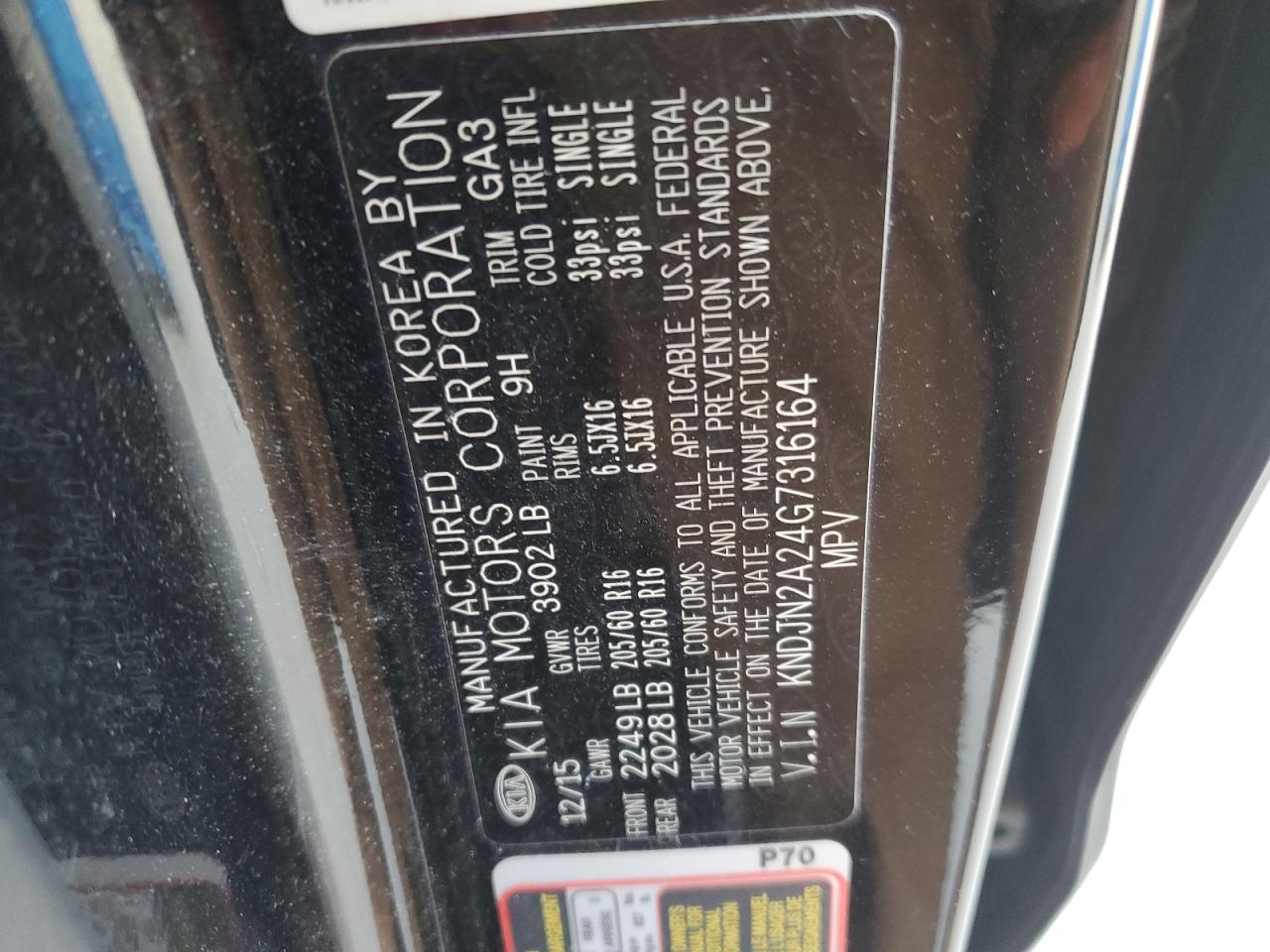 2016 Kia Soul - Image 13