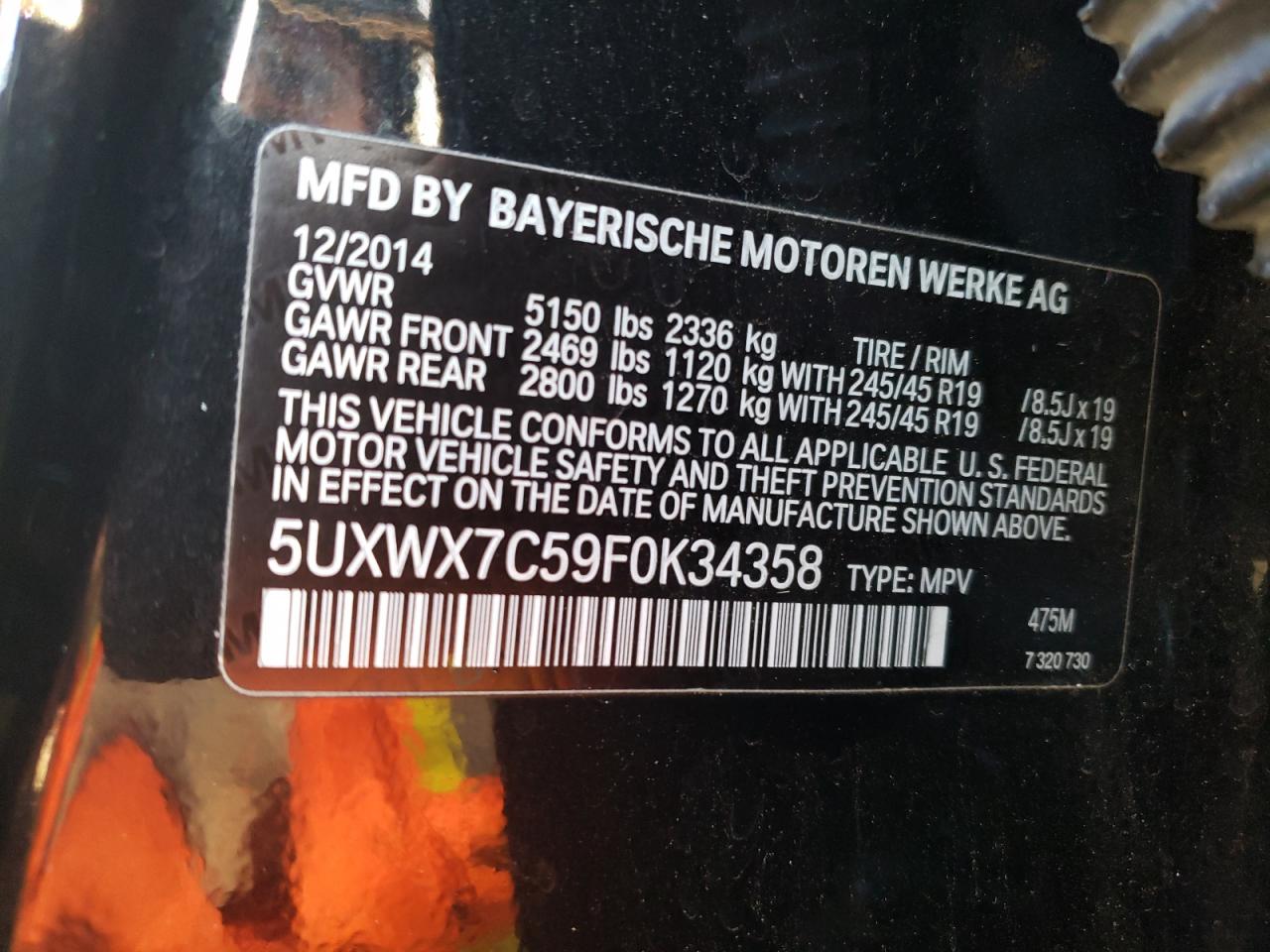 2015 BMW X3 - Image 14