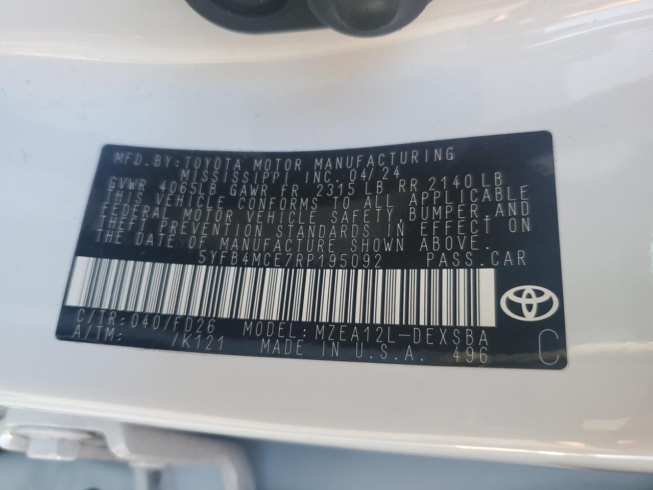 2024 Toyota Corolla - Image 12