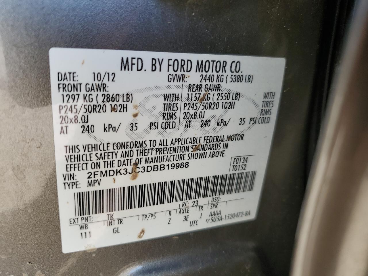 2013 Ford Edge - Image 13