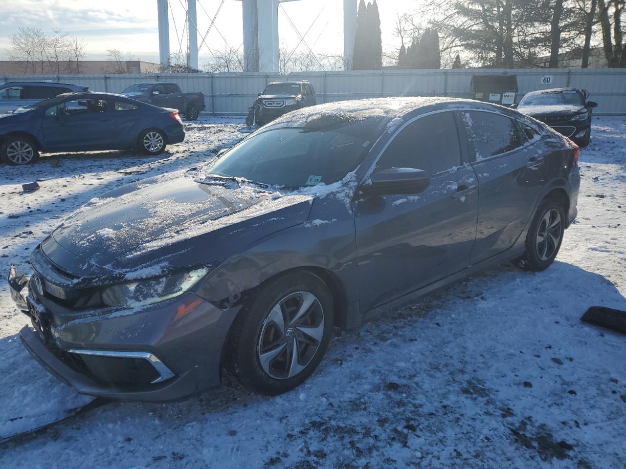2020 Honda Civic Lx იყიდება Windsor-ში, NJ - Front End