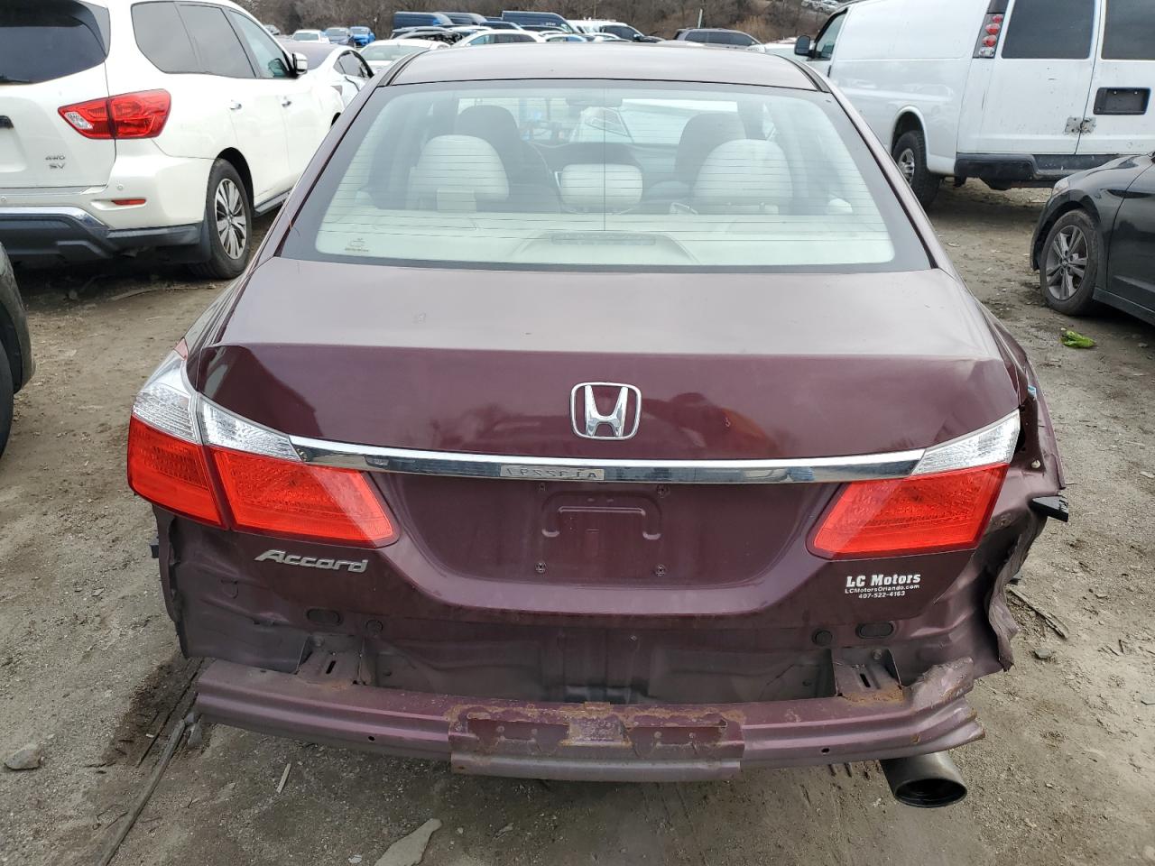 VIN 1HGCR2F33DA021619 2013 HONDA ACCORD no.6