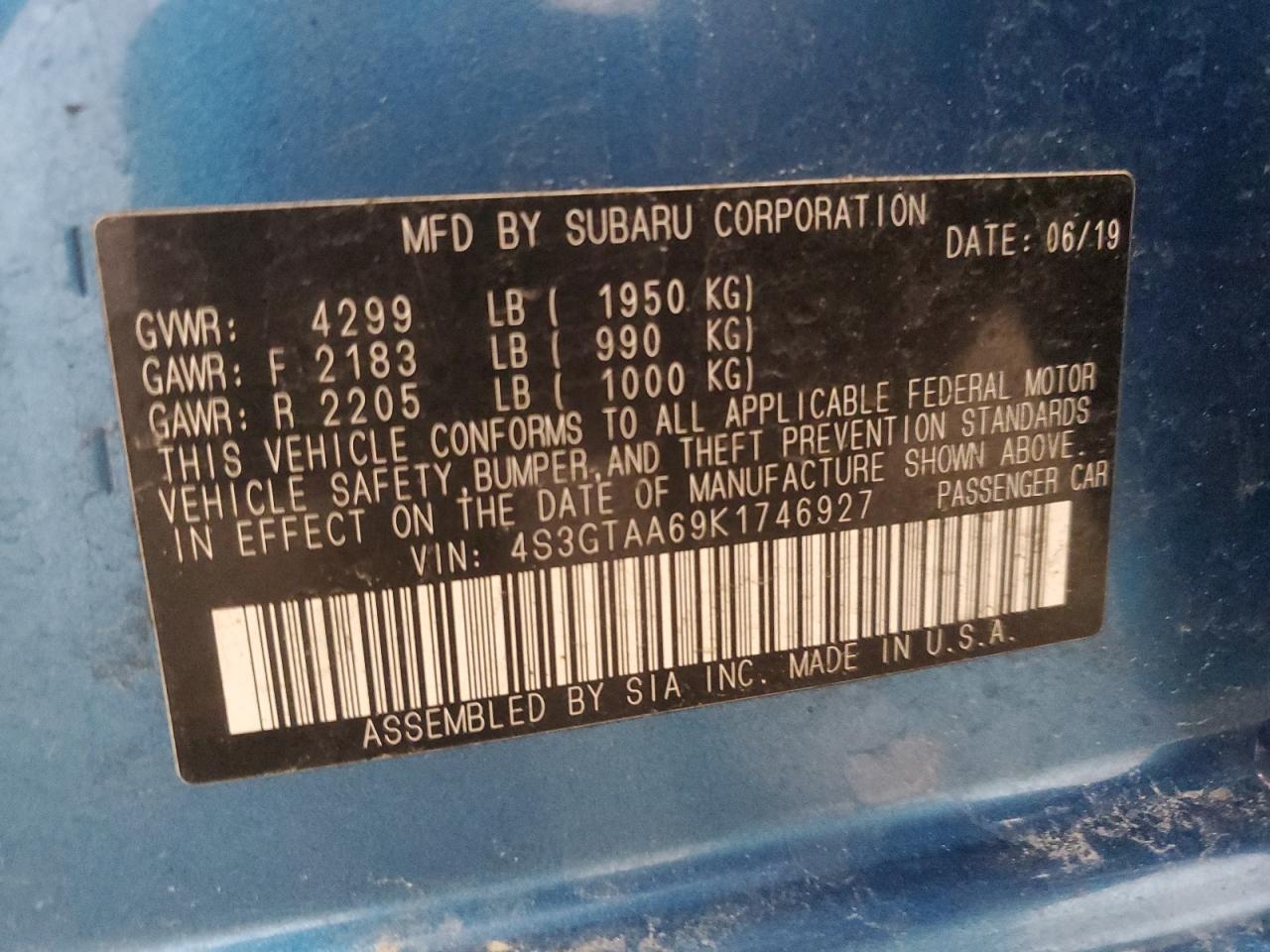 2019 Subaru Impreza - Image 13