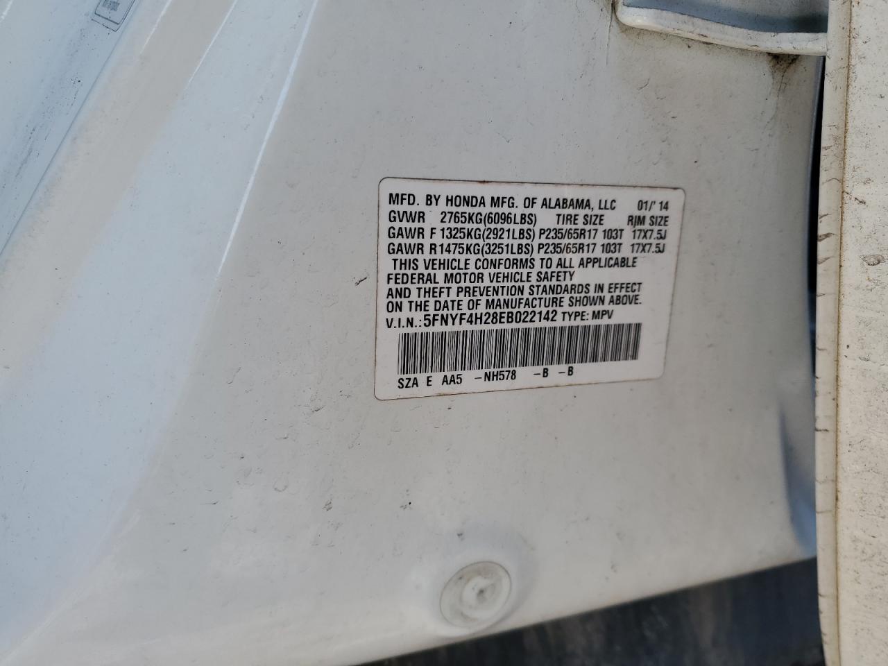 2014 Honda Pilot - Image 13