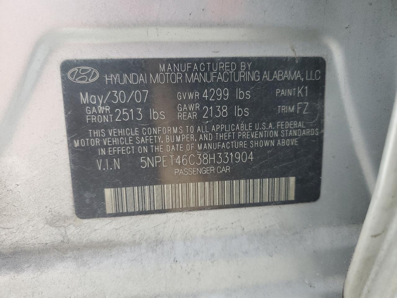 2008 Hyundai Sonata - Image 12