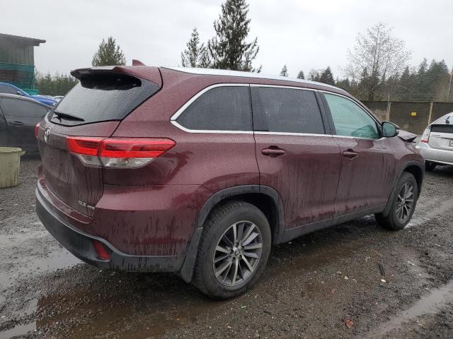  TOYOTA HIGHLANDER 2019 Бургунди