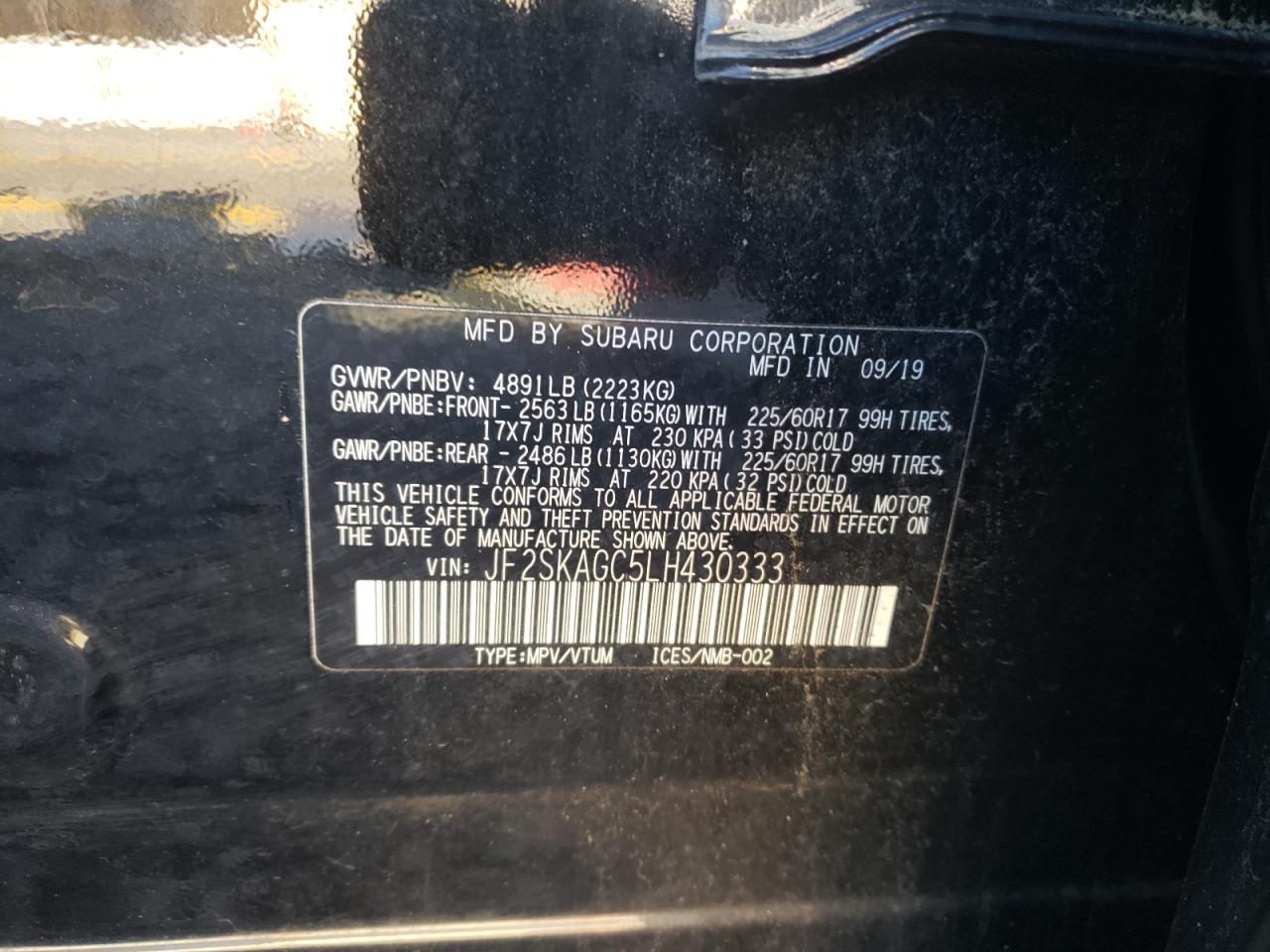 2020 Subaru Forester - Image 13