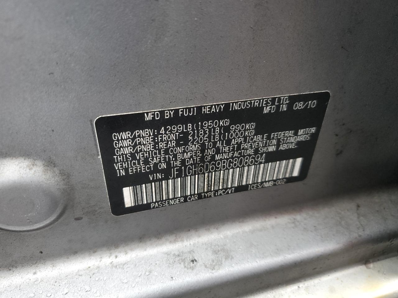 2011 Subaru Impreza - Image 12