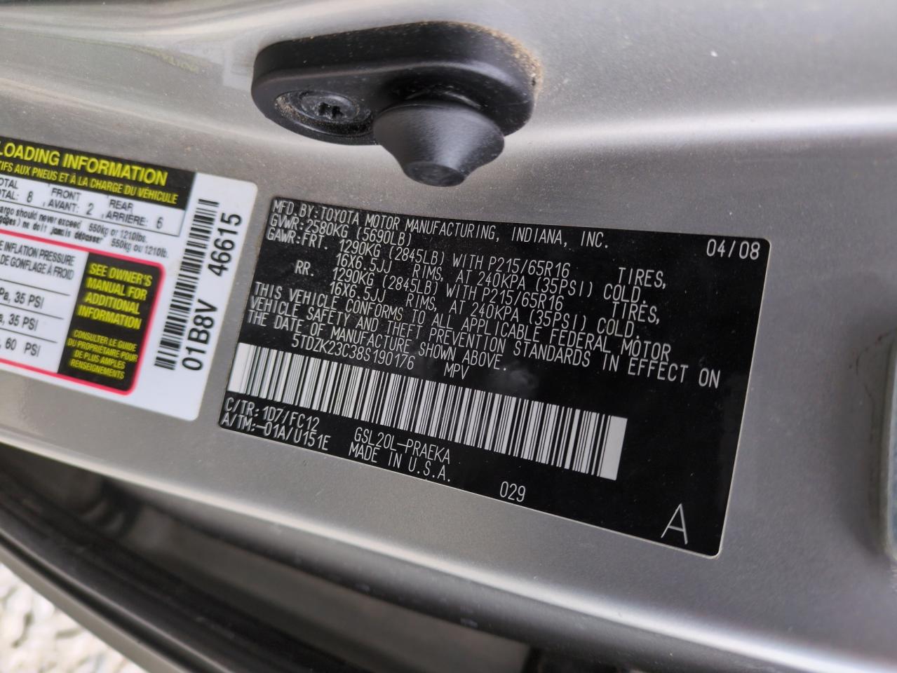 2008 Toyota Sienna - Image 14