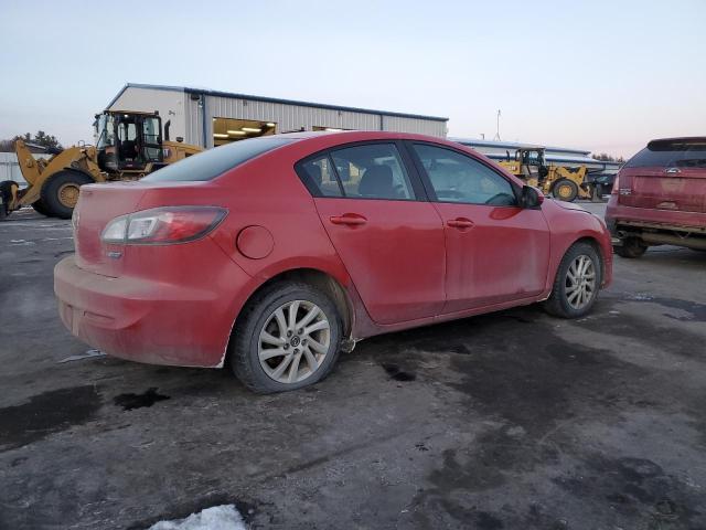 Sedans MAZDA 3 2013 Czerwony