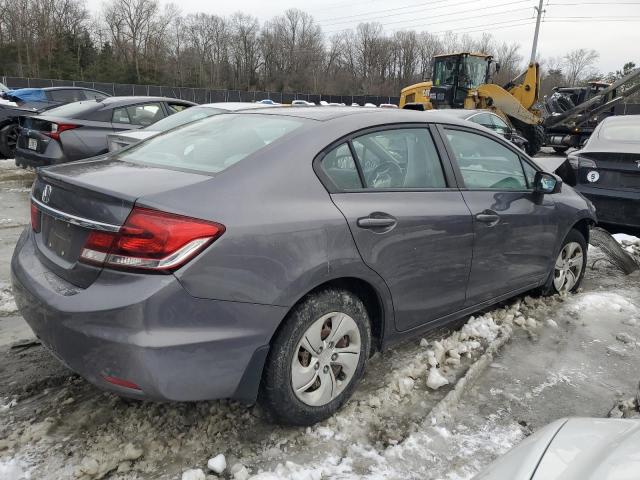 Седаны HONDA CIVIC 2015 Серый